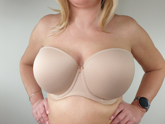 Biustonosz Smooth UW MOULDED Strapless, beżowy