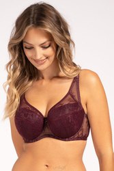 Biustonosz Caro full cup, burgund