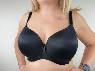 Biustonosz Expression plunge bra, czarny