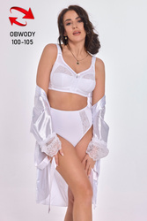 Biustonosz bezfiszbinowy Irena soft, biały (100-105)