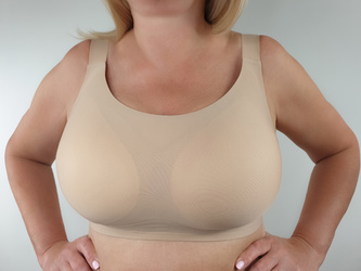 Biustonosz bezfiszbinowy (TOP) No.950 soft, beżowy