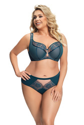 Biustonosz Alicante semi soft, zielony