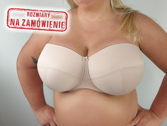 Biustonosz Dana strapless, beż