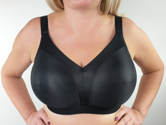 Biustonosz bezfiszbinowy No.181-19-L, czarny