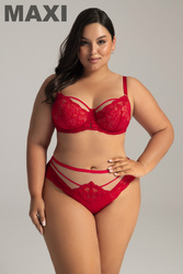 Biustonosz AV 2157 MAXI semi soft, czerwony