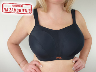 Biustonosz sportowy 5021 Sports Bra, czarny